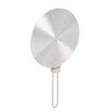 Heat Diffuser Plate Stainless Steel Induction Plate Kitchen Cooking Diffuser for Electric Induction Cooker 23.5cm / 9.3in - Top-Down View