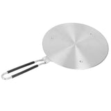 Heat Diffuser Plate Stainless Steel Fast Even Heat Induction Adapter Plate with Long Handle for Induction Cooker Iron Pan Type 20