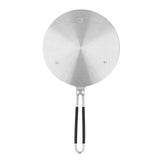Heat Diffuser Plate Stainless Steel Fast Even Heat Induction Adapter Plate with Long Handle for Induction Cooker Iron Pan Type 22
