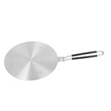 Heat Diffuser Plate Stainless Steel Fast Even Heat Induction Adapter Plate with Long Handle for Induction Cooker Iron Pan Type 24 - 45-Degree Angle