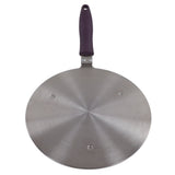 Induction Adapter Plate Stainless Steel Heat Diffuser with Purple Handle Kitchen Accessories for Iron Pot Ceramic Pot 19.5cm/7.68in - 45-Degree Angle