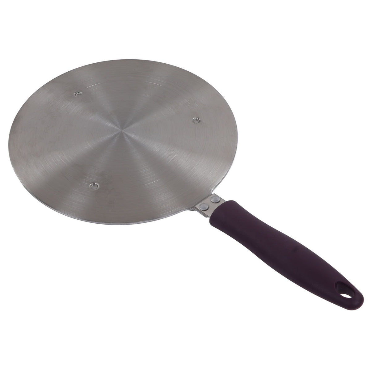 Induction Adapter Plate Stainless Steel Heat Diffuser with Purple Handle Kitchen Accessories for Iron Pot Ceramic Pot 21.5cm/8.46in