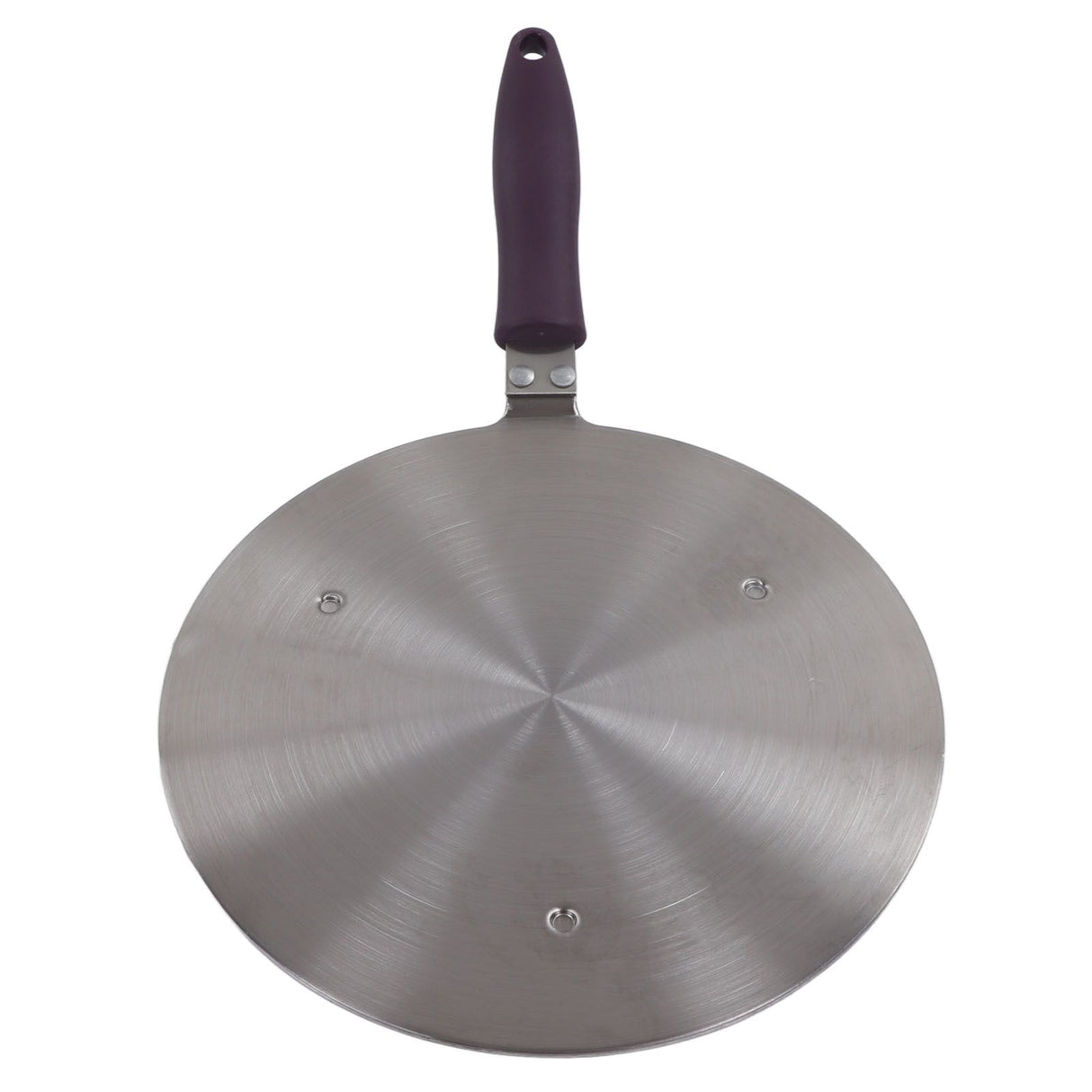 Induction Adapter Plate Stainless Steel Heat Diffuser with Purple Handle Kitchen Accessories for Iron Pot Ceramic Pot 21.5cm/8.46in
