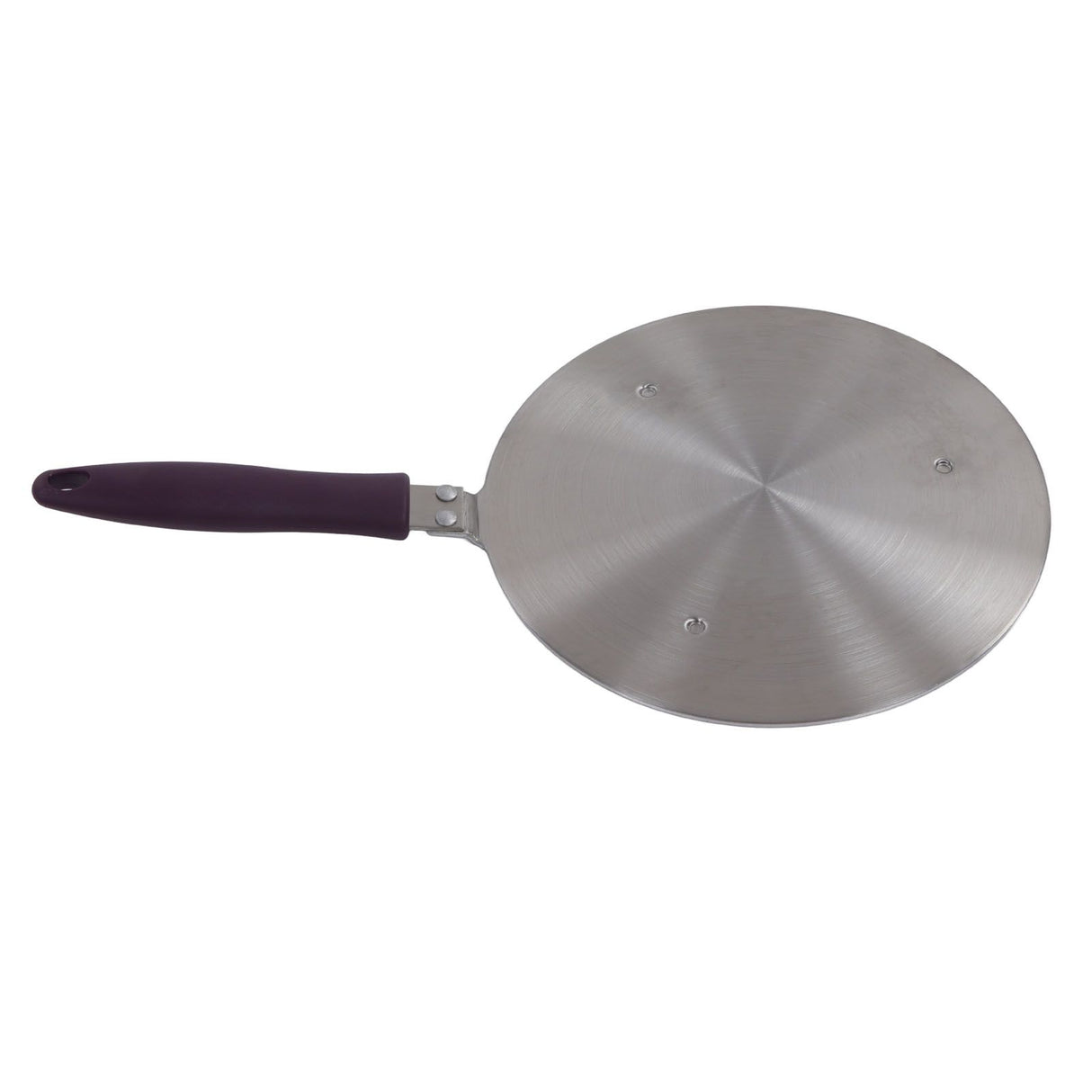 Induction Adapter Plate Stainless Steel Heat Diffuser with Purple Handle Kitchen Accessories for Iron Pot Ceramic Pot 21.5cm/8.46in