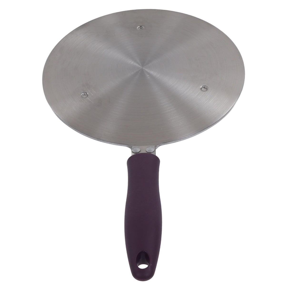 Induction Adapter Plate Stainless Steel Heat Diffuser with Purple Handle Kitchen Accessories for Iron Pot Ceramic Pot 21.5cm/8.46in