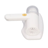 Mattress Vacuum Cleaner Purple Light USB Charging Cordless Mite Vacuum Cleaner with 20Kpa Suction Electric Mite Remover White - Top-Down View