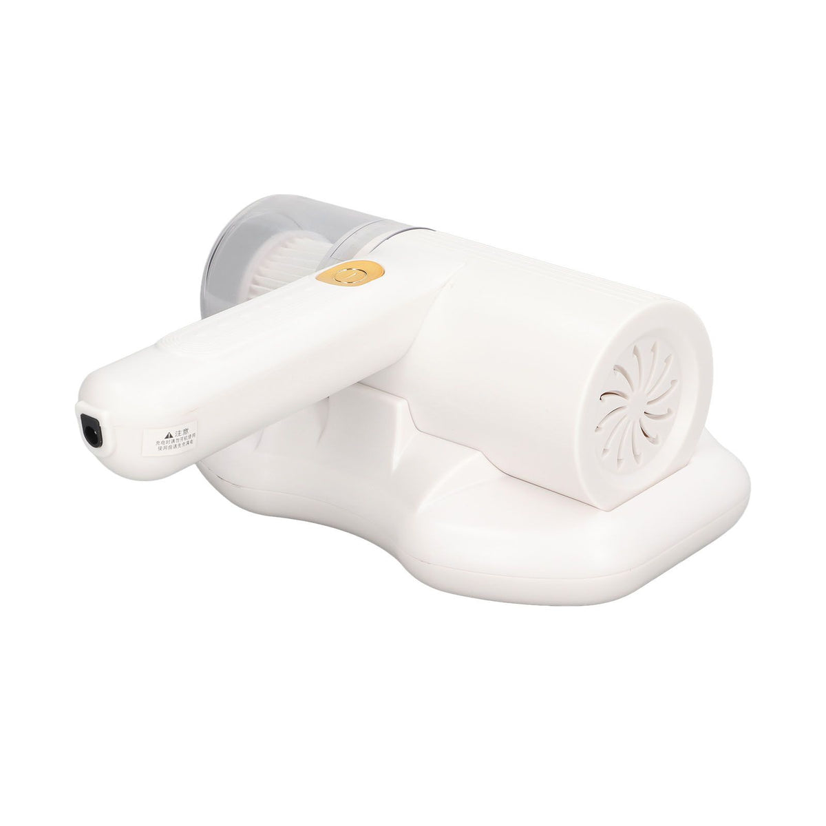 Mattress Vacuum Cleaner Purple Light USB Charging Cordless Mite Vacuum Cleaner with 20Kpa Suction Electric Mite Remover White