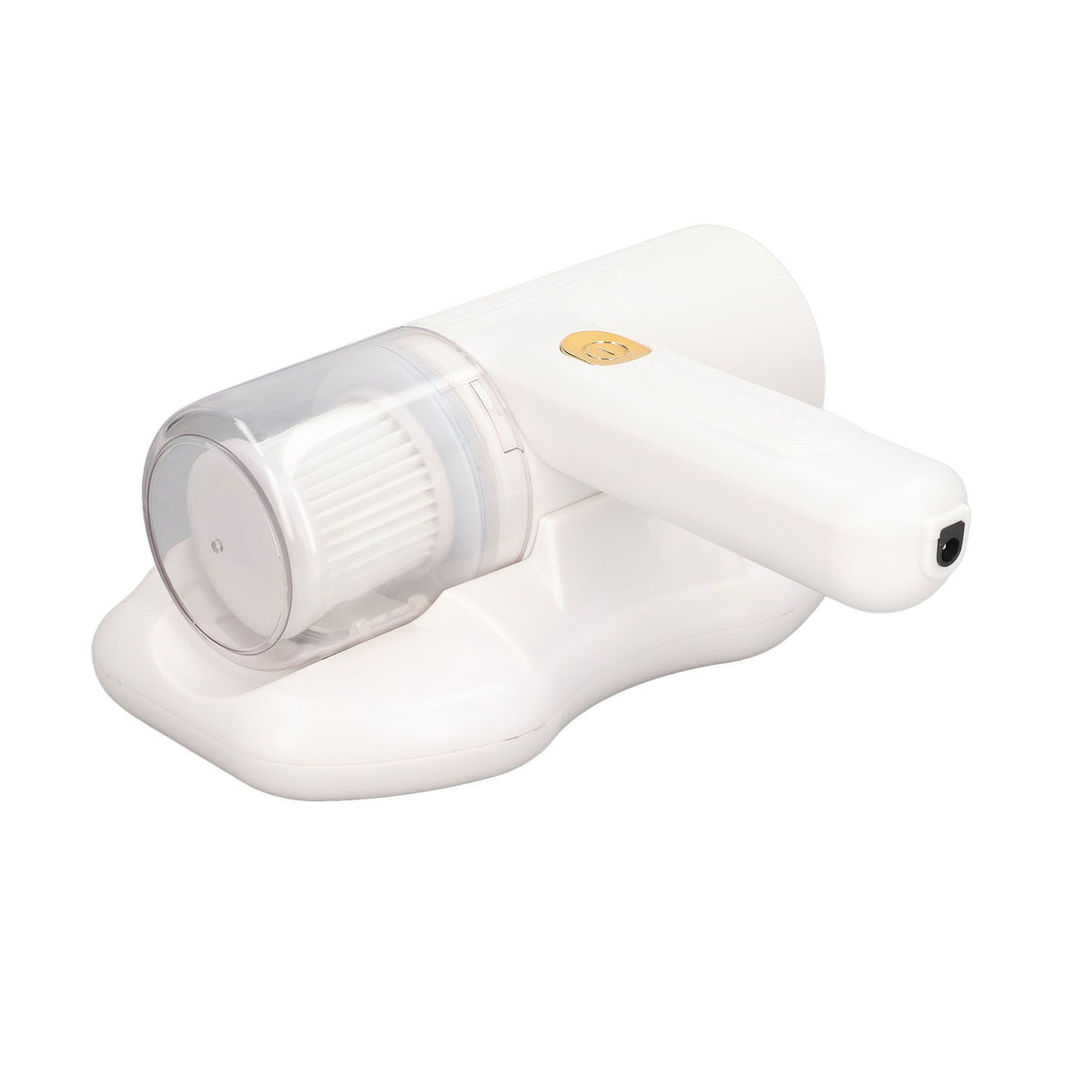 Mattress Vacuum Cleaner Purple Light USB Charging Cordless Mite Vacuum Cleaner with 20Kpa Suction Electric Mite Remover White