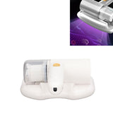 Mattress Vacuum Cleaner Purple Light USB Charging Cordless Mite Vacuum Cleaner with 20Kpa Suction Electric Mite Remover White