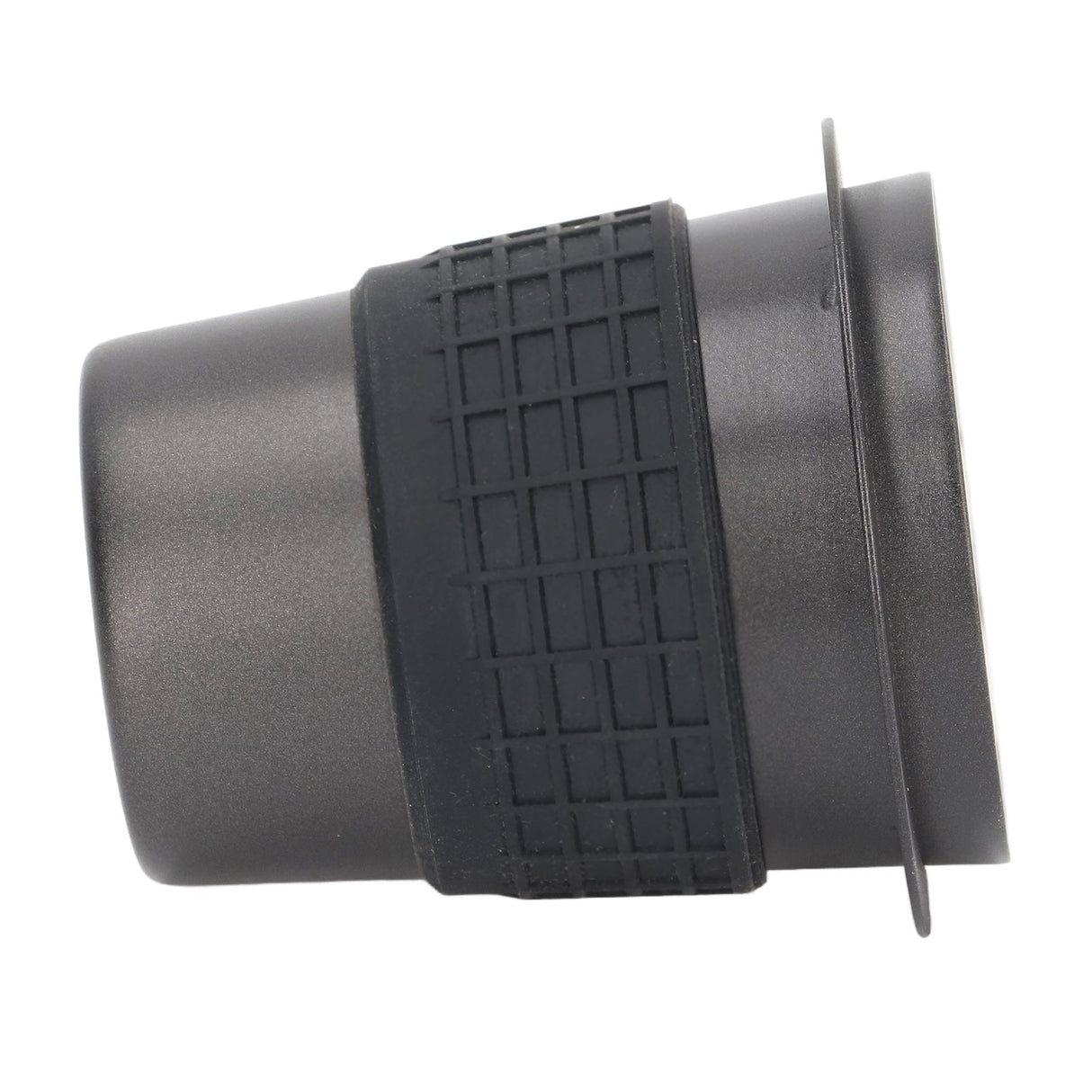 58mm Stainless Steel Coffee Dosing Cup Coffee Machine Handle Receiving Powder Cup with Silicone Ring Black