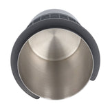 58mm Stainless Steel Coffee Dosing Cup Coffee Machine Handle Receiving Powder Cup with Silicone Ring Black - Extra Image