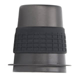58mm Stainless Steel Coffee Dosing Cup Coffee Machine Handle Receiving Powder Cup with Silicone Ring Black