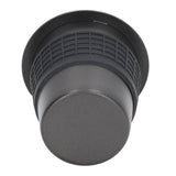 58mm Stainless Steel Coffee Dosing Cup Coffee Machine Handle Receiving Powder Cup with Silicone Ring Black