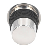 58mm Stainless Steel Coffee Dosing Cup Coffee Machine Handle Receiving Powder Cup with Silicone Ring Stainless Steel Color