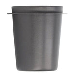 58mm Coffee Dosing Cup Universal Stainless Steel Coffee Machine Handle Dosing Cup Coffee Powder Feeder Black