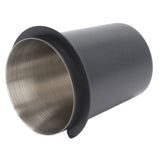 58mm Coffee Dosing Cup Universal Stainless Steel Coffee Machine Handle Dosing Cup Coffee Powder Feeder Black
