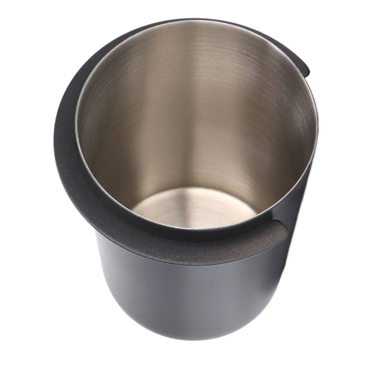 58mm Coffee Dosing Cup Universal Stainless Steel Coffee Machine Handle Dosing Cup Coffee Powder Feeder Black