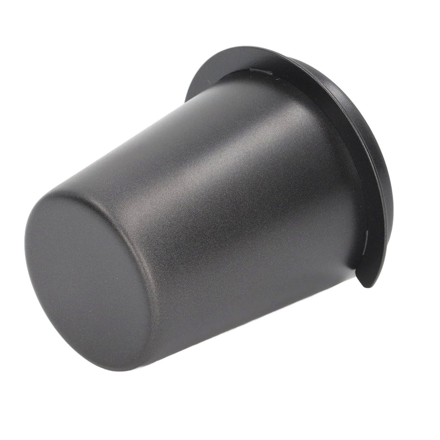 58mm Coffee Dosing Cup Universal Stainless Steel Coffee Machine Handle Dosing Cup Coffee Powder Feeder Black