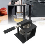 Manual Press Juicer Lever Design 304 Stainless Steel Hand Pressed Juicer Fruit Squeezer with Two Filters - Extra Image