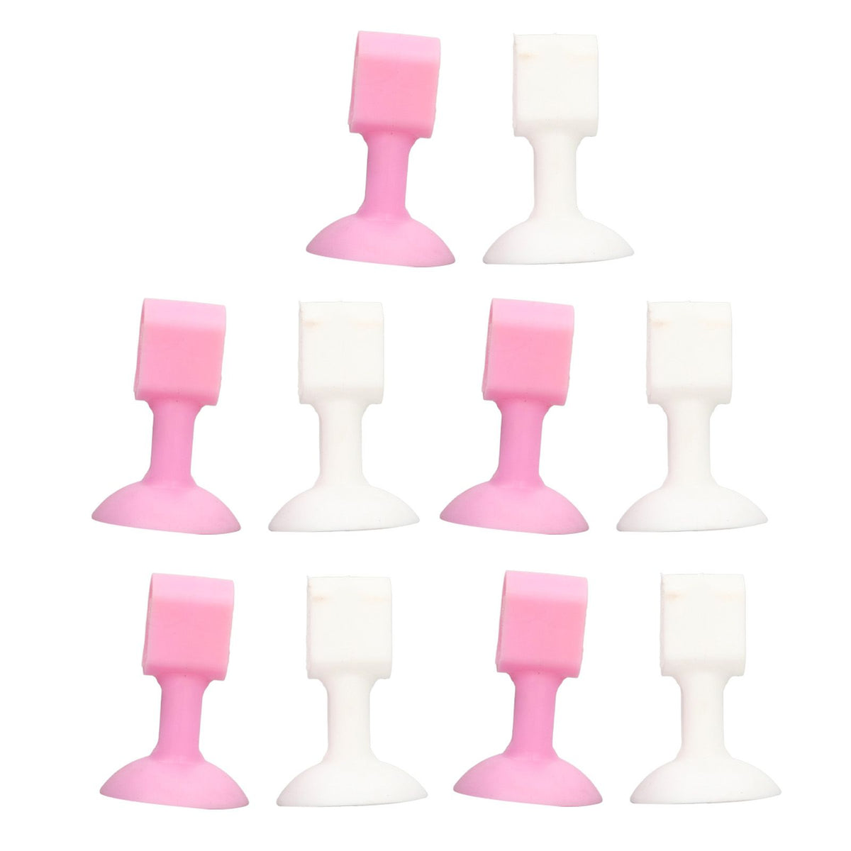 10 PCS Washer Door Holder Pink White Rubber Keep Dry Washing Machine Door Bracket for Dry Properly Prevent Odor