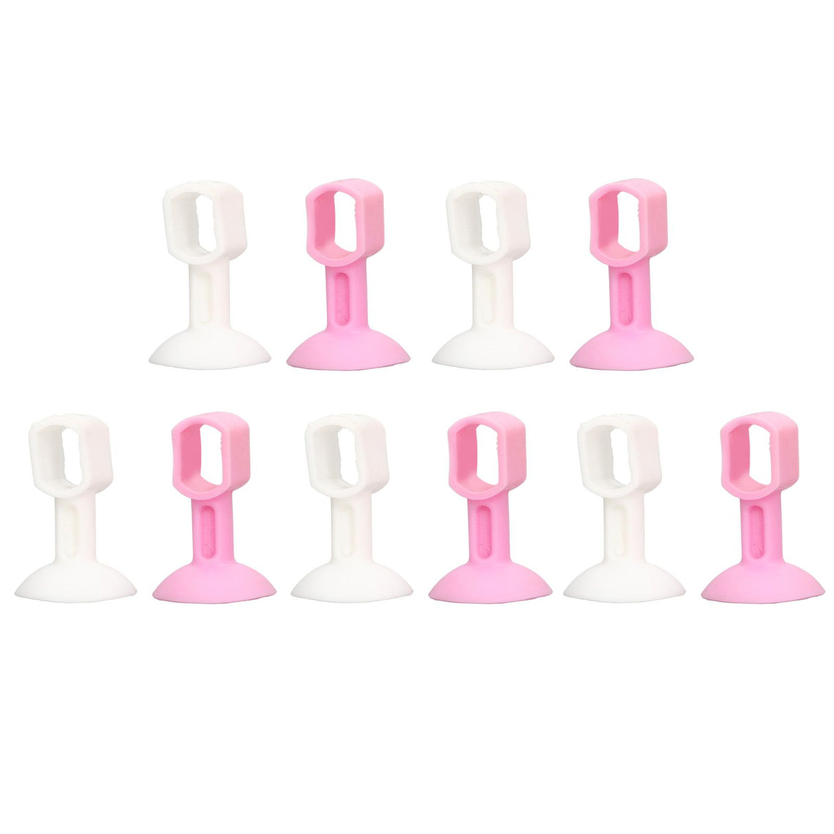10 PCS Washer Door Holder Pink White Rubber Keep Dry Washing Machine Door Bracket for Dry Properly Prevent Odor