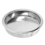 Blind Filter Stainless Steel Wear Resistant Rust Proof 2.3in Coffee Machine Backflush Insert Blind Filter for Home