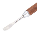 2PCS Coffee Art Pen Wooden Handle Stainless Steel Coffee Fancy Stitch Needle for DIY Decorating