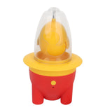 Egg Scrambler Shaker Lovely Electric Mini Portable USB Charging Golden Egg Maker for Kitchen Red - Front View