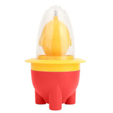 Egg Scrambler Shaker Lovely Electric Mini Portable USB Charging Golden Egg Maker for Kitchen Red - Close-Up Angle