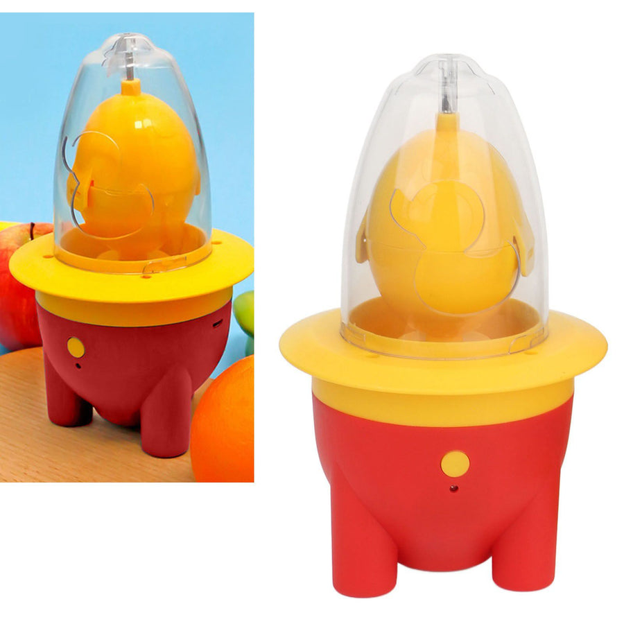 Egg Scrambler Shaker Lovely Electric Mini Portable USB Charging Golden Egg Maker for Kitchen Red
