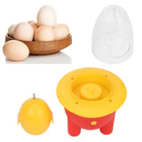 Egg Scrambler Shaker Lovely Electric Mini Portable USB Charging Golden Egg Maker for Kitchen Red - Extra Image