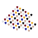 60pcs Refillable Disposable Coffee Capsule Cup Bottom Sealing Aluminum Film Plastic Coffee Filters for Home