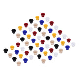 60pcs Refillable Disposable Coffee Capsule Cup Bottom Sealing Aluminum Film Plastic Coffee Filters for Home