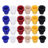 60pcs Refillable Disposable Coffee Capsule Cup Bottom Sealing Aluminum Film Plastic Coffee Filters for Home