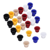 60pcs Refillable Disposable Coffee Capsule Cup Bottom Sealing Aluminum Film Plastic Coffee Filters for Home