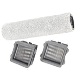 Vacuum Cleaner Main Brush and Filter Set Environmentally Friendly Vacuum Cleaner Replacement Accessories for TINECO S3 F3 - Rear View