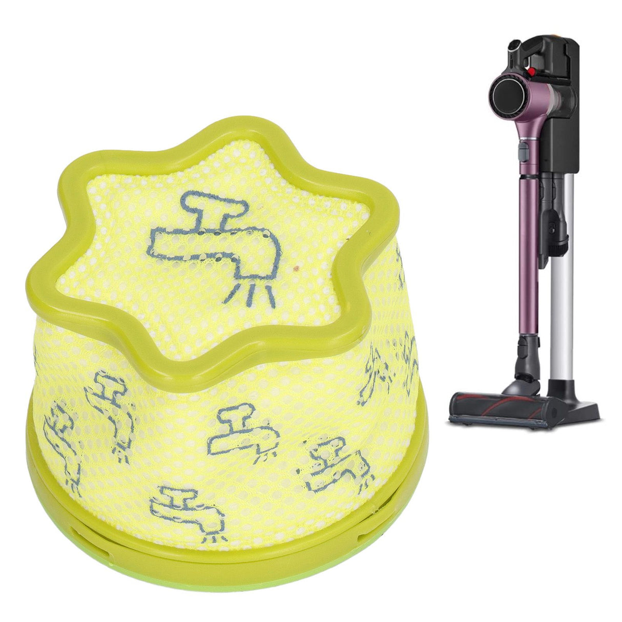Vacuum Filter Replacement Vacuum Cleaner Accessories for LG A9 A958KA A958SA A9MASTER2X A927KGMS