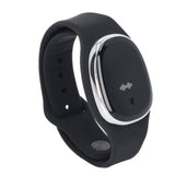 Outdoor Sports Mosquito Repellent Bracelet Ultrasonic Mosquito Repellent Wristband USB Rechargeable for Pregnant Women Children Black - 45-Degree Angle