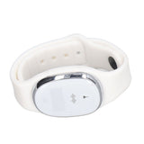 Outdoor Sports Mosquito Repellent Bracelet Ultrasonic Mosquito Repellent Wristband USB Rechargeable for Pregnant Women Children White