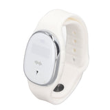 Outdoor Sports Mosquito Repellent Bracelet Ultrasonic Mosquito Repellent Wristband USB Rechargeable for Pregnant Women Children White