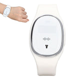 Outdoor Sports Mosquito Repellent Bracelet Ultrasonic Mosquito Repellent Wristband USB Rechargeable for Pregnant Women Children White