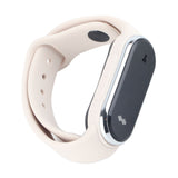 Mosquito Repellent Bracelet 5V 1A 90mah USB Rechargeable Step Counting Temperature Ultrasonic Wristband White - Front View