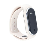 Mosquito Repellent Bracelet 5V 1A 90mah USB Rechargeable Step Counting Temperature Ultrasonic Wristband White - Top-Down View