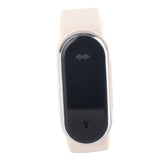 Mosquito Repellent Bracelet 5V 1A 90mah USB Rechargeable Step Counting Temperature Ultrasonic Wristband White - 45-Degree Angle