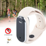 Mosquito Repellent Bracelet 5V 1A 90mah USB Rechargeable Step Counting Temperature Ultrasonic Wristband White - Extra Image