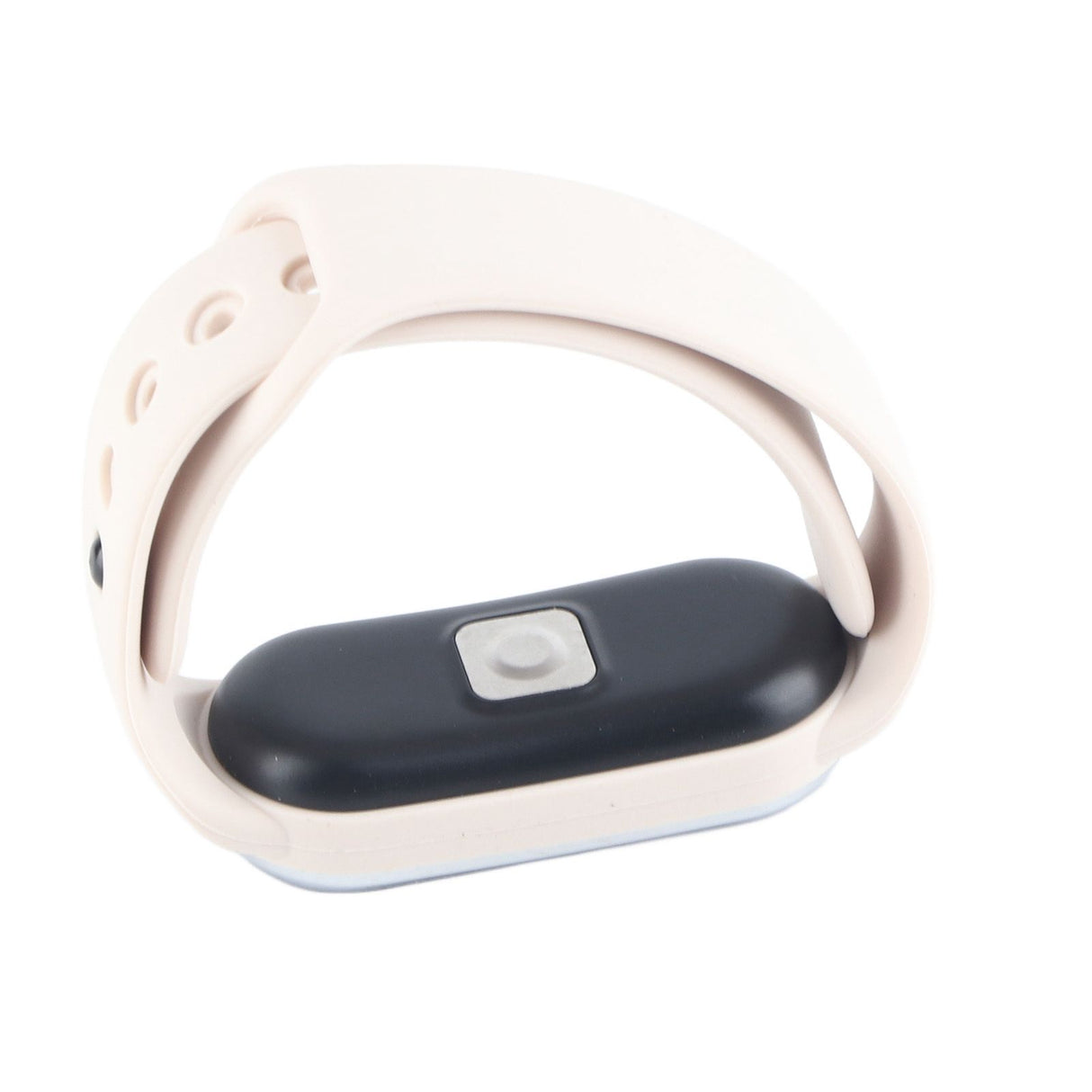 Mosquito Repellent Bracelet 5V 1A 90mah USB Rechargeable Step Counting Temperature Ultrasonic Wristband White
