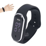 Anti Mosquito Bracelet Watch Silica Gel USB Rechargeable Ultrasonic Mosquito Repellent Bracelet for Outdoor Black - Extra Image