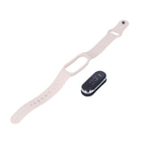 Anti Mosquito Bracelet Watch Silica Gel USB Rechargeable Ultrasonic Mosquito Repellent Bracelet for Outdoor White - Side View