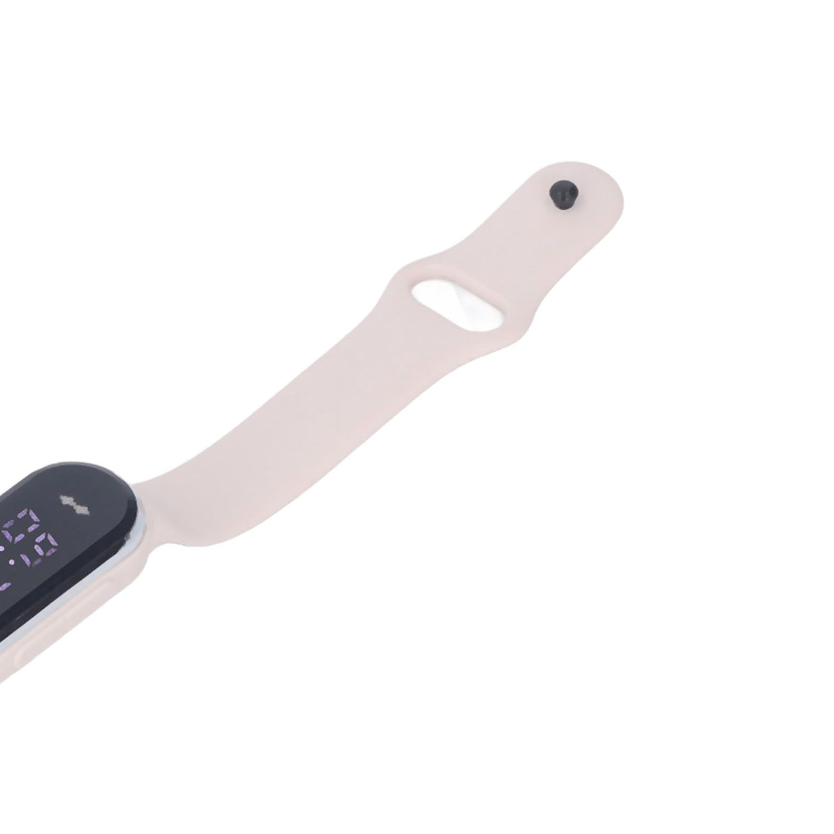 Anti Mosquito Bracelet Watch Silica Gel USB Rechargeable Ultrasonic Mosquito Repellent Bracelet for Outdoor White