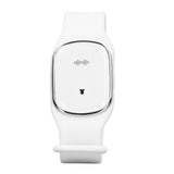 Mosquito Repellent Bracelet Outdoor Ultrasonic USB Charging Anti Mosquito Wristband for Kids Pregnant Woman White